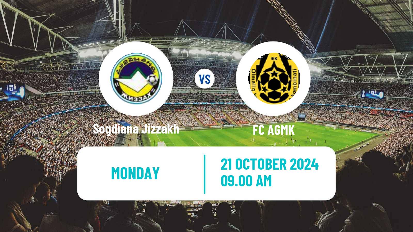 Soccer Uzbek League Sogdiana Jizzakh - AGMK