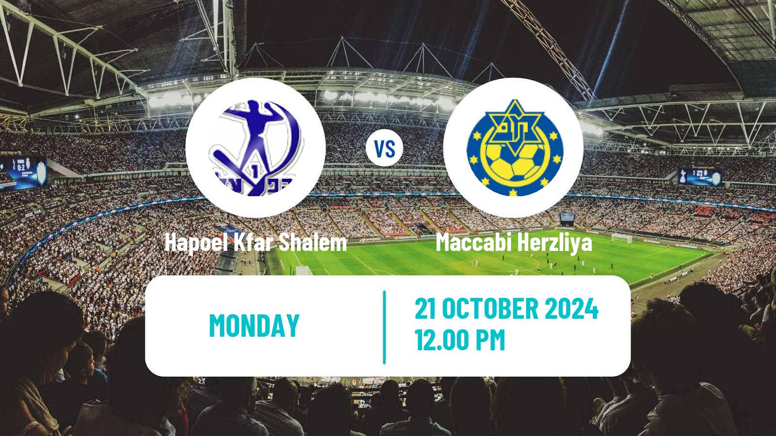 Soccer Israeli Liga Leumit Hapoel Kfar Shalem - Maccabi Herzliya