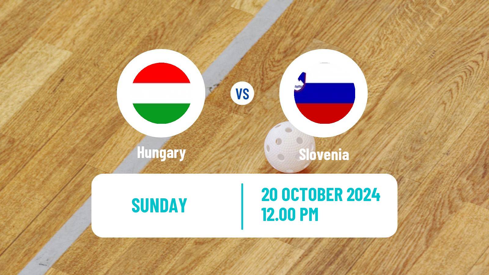 Floorball Friendly International Floorball Hungary - Slovenia