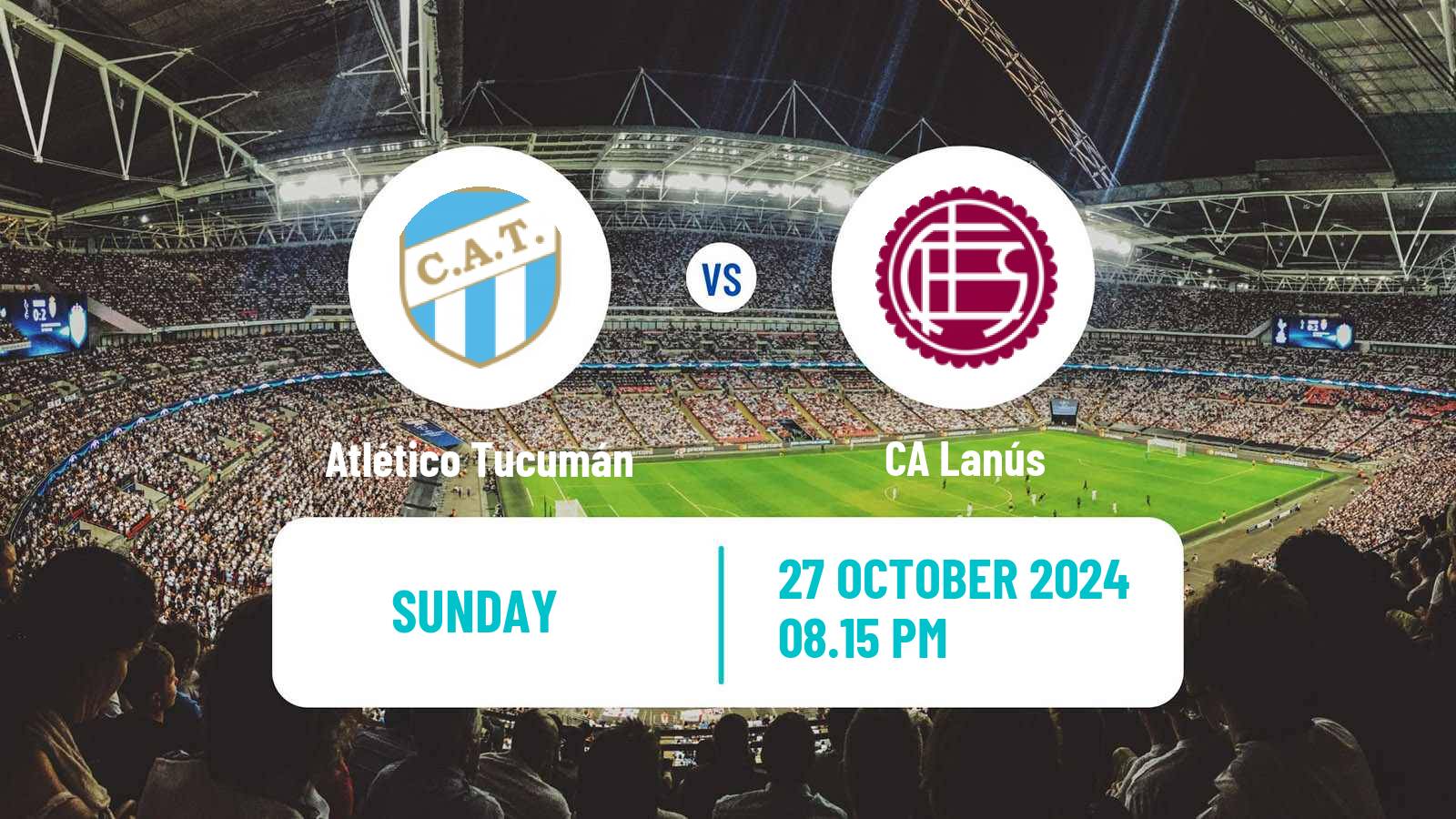 Soccer Argentinian Liga Profesional Atlético Tucumán - Lanús