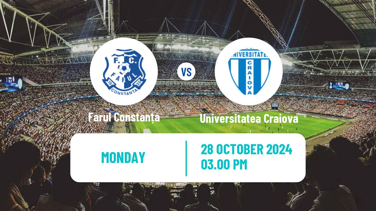 Soccer Romanian Liga 1 Farul Constanța - Universitatea Craiova