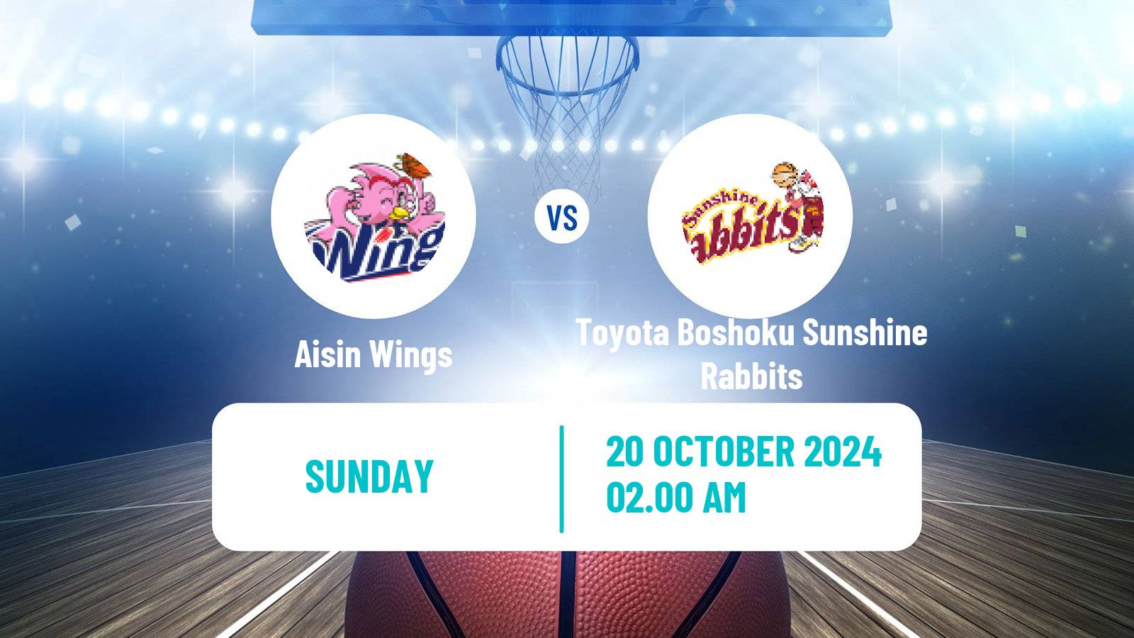 Basketball Japan W League Basketball Aisin Wings - Toyota Boshoku Sunshine Rabbits