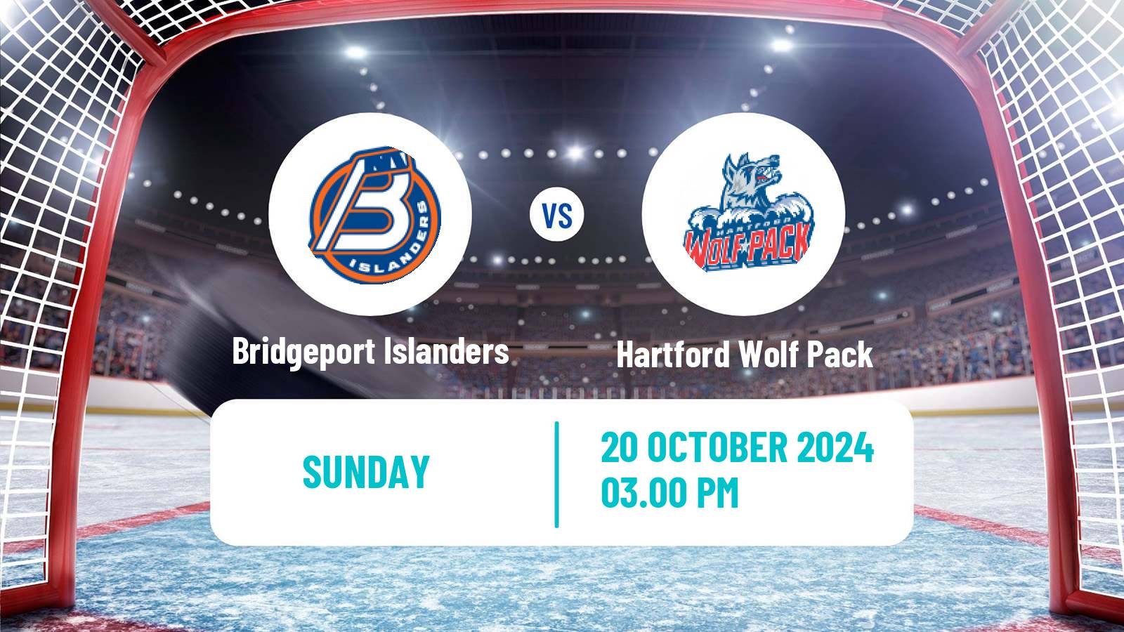 Hockey AHL Bridgeport Islanders - Hartford Wolf Pack