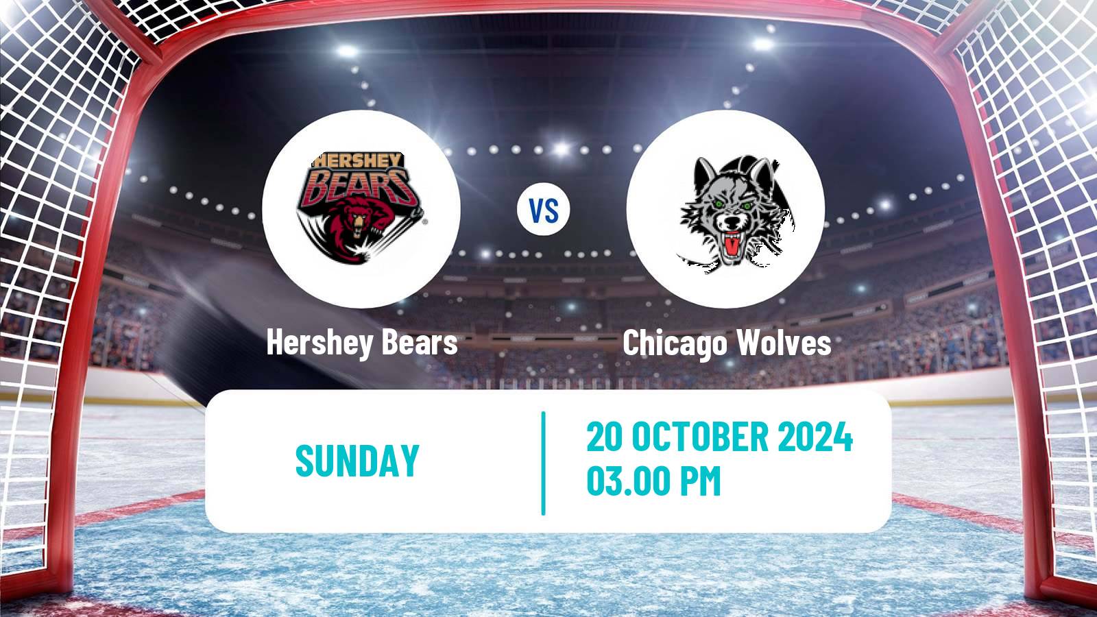 Hockey AHL Hershey Bears - Chicago Wolves