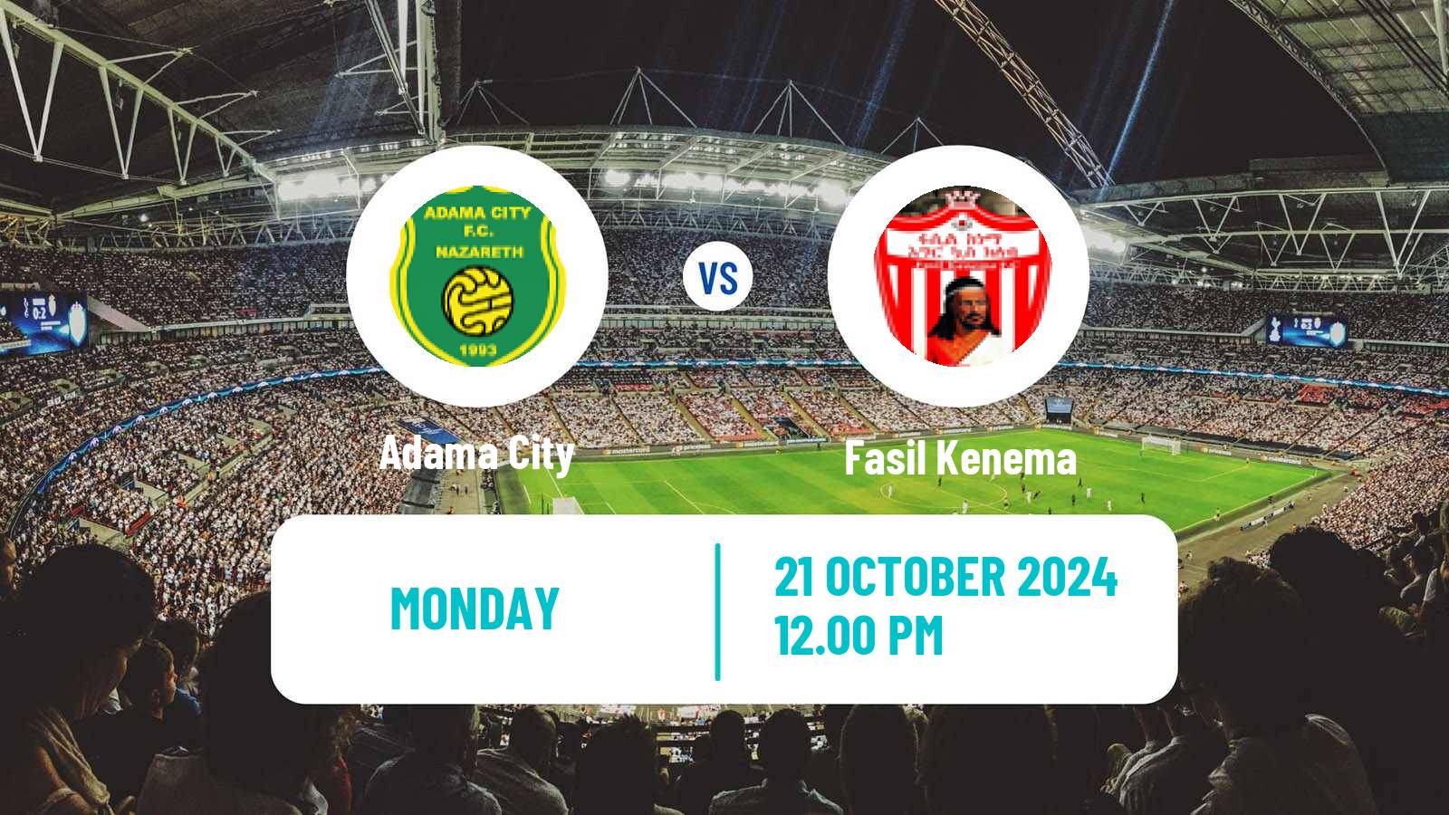 Soccer Ethiopian Premier League Adama City - Fasil Kenema