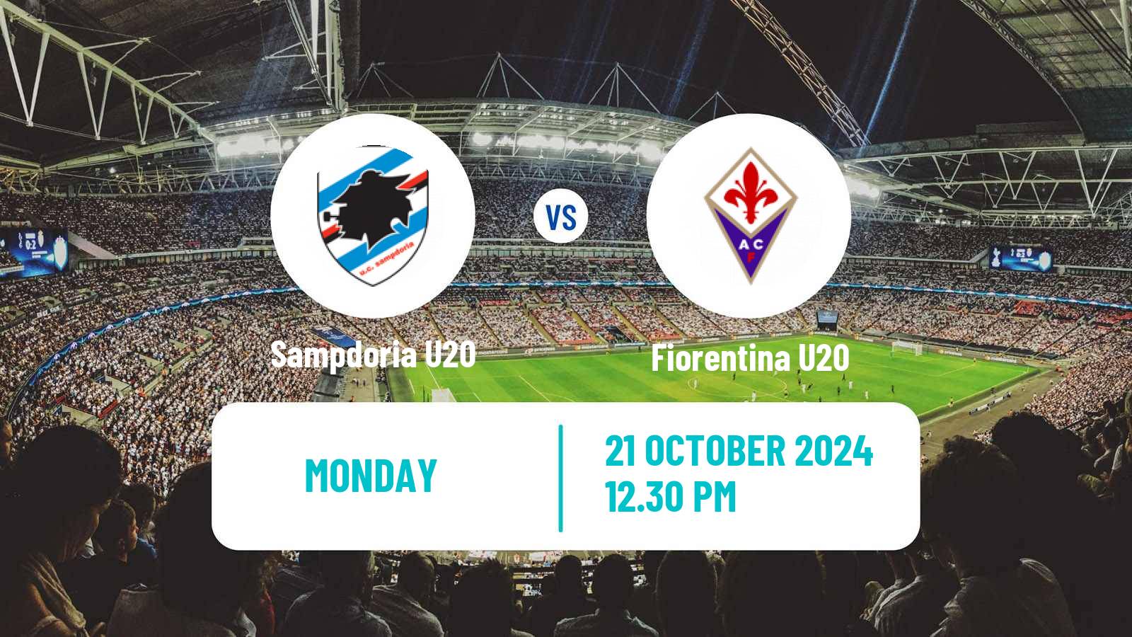 Soccer Italian Primavera 1 Sampdoria U20 - Fiorentina U20