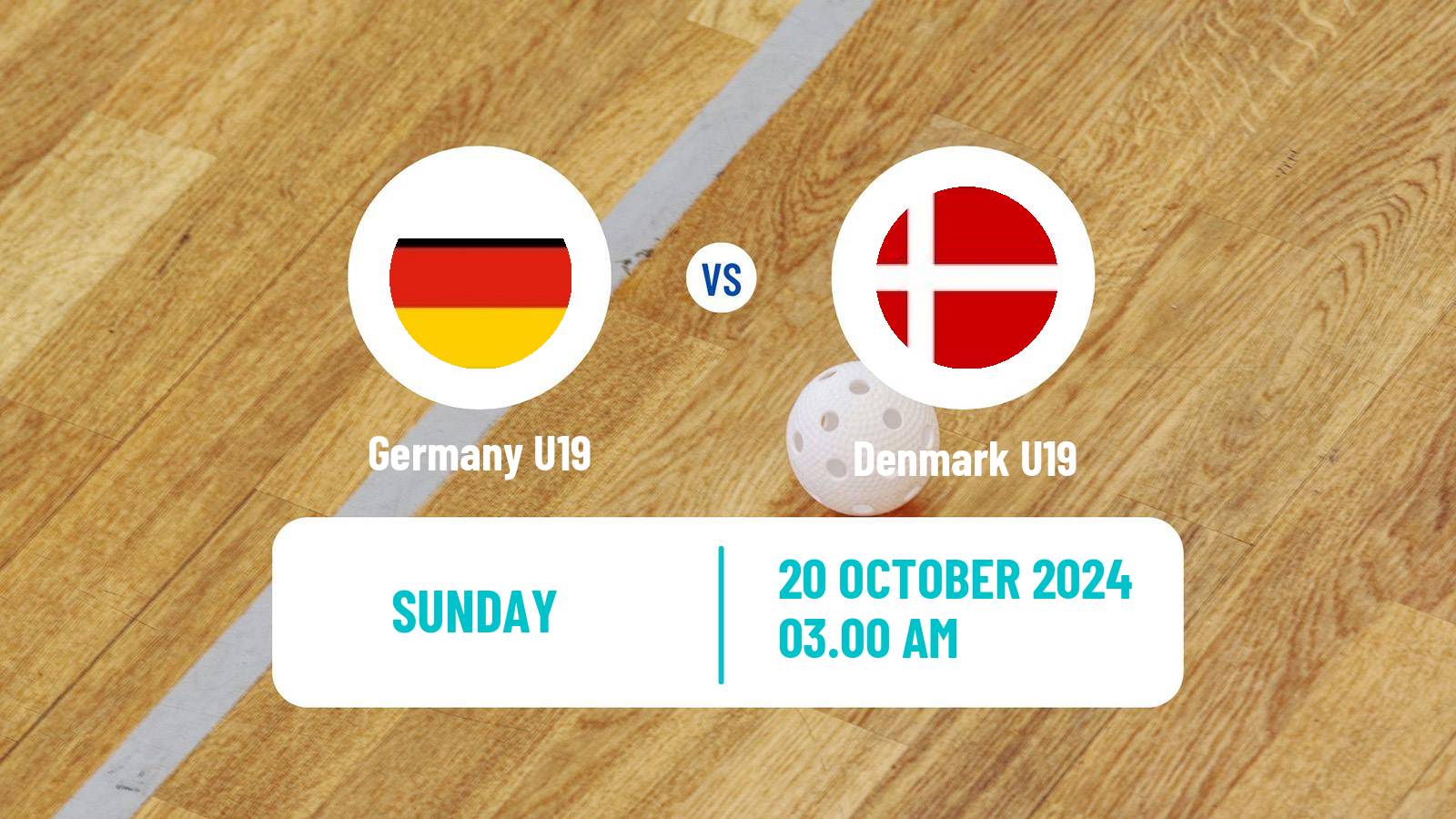 Floorball Friendly International Floorball Germany U19 - Denmark U19