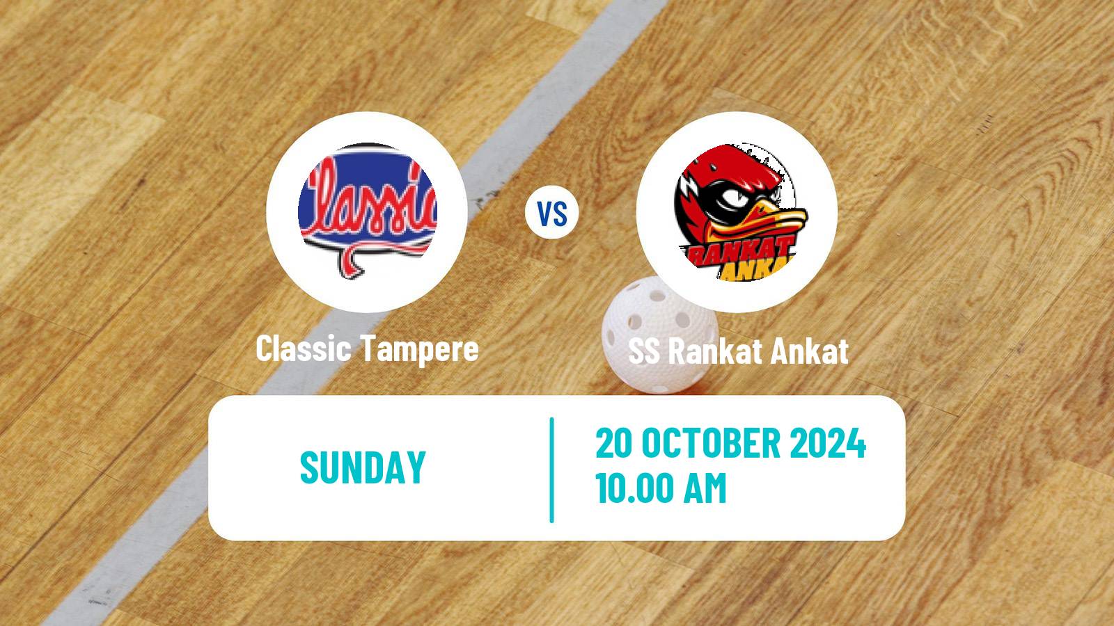 Floorball Finnish F-Liiga Women Classic Tampere - SS Rankat Ankat