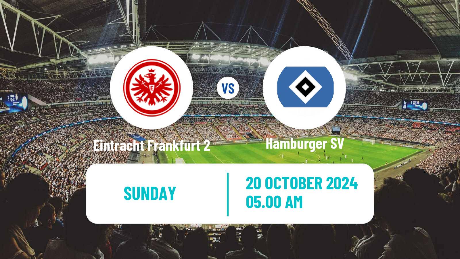 Soccer German 2 Bundesliga Women Eintracht Frankfurt 2 - Hamburger SV