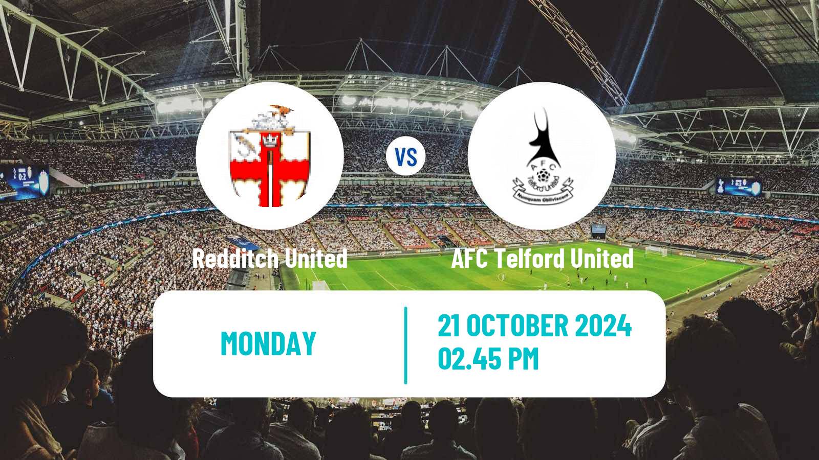 Soccer English Southern League Central Division Redditch United - AFC Telford United