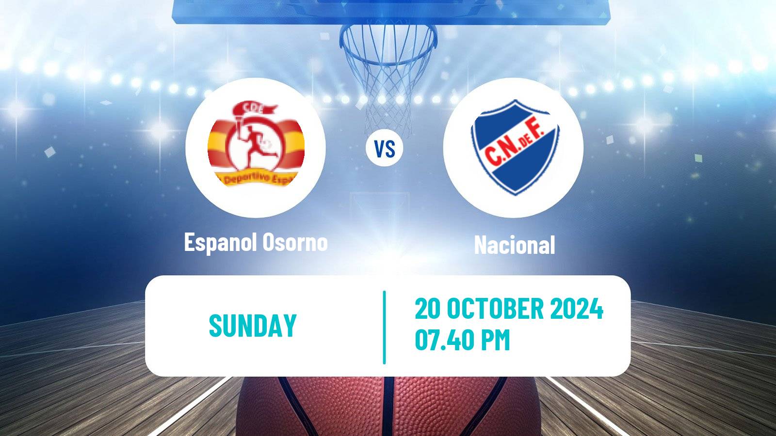 Basketball Basketball South American League Espanol Osorno - Nacional