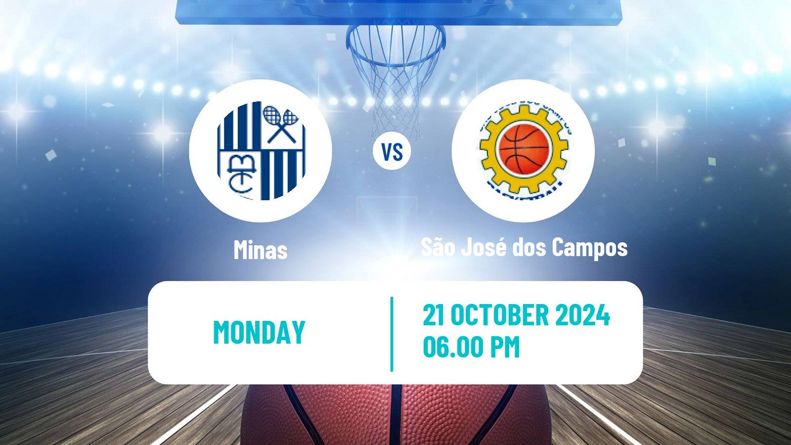 Basketball Brazilian NBB Minas - São José dos Campos