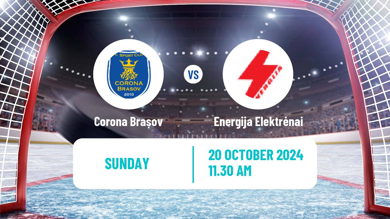 Hockey IIHF Continental Cup Corona Brașov - Energija Elektrėnai