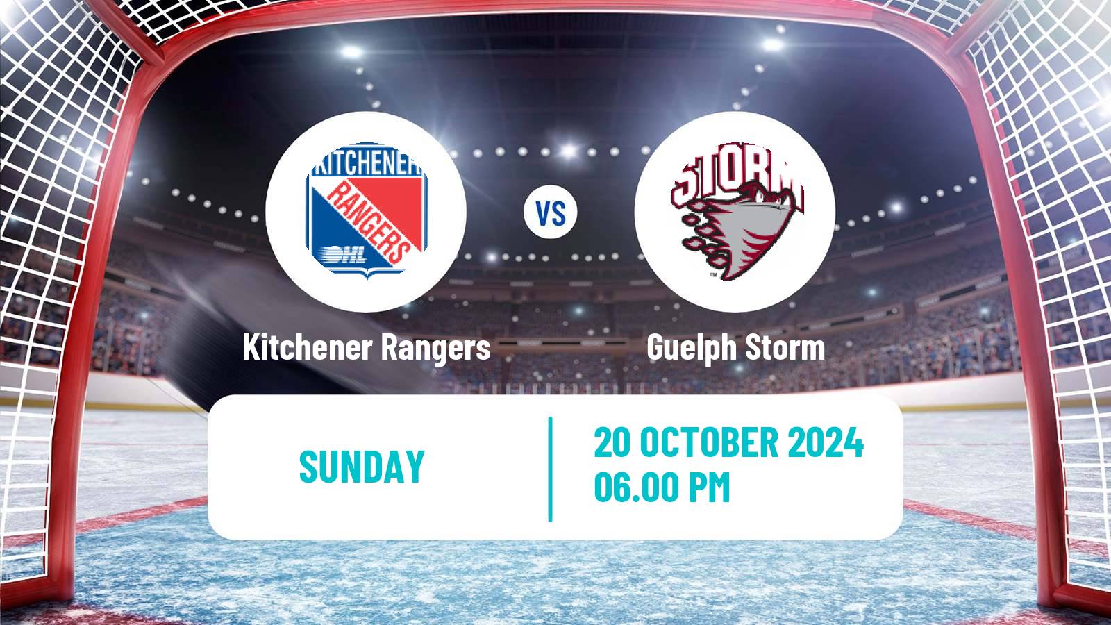 Hockey OHL Kitchener Rangers - Guelph Storm