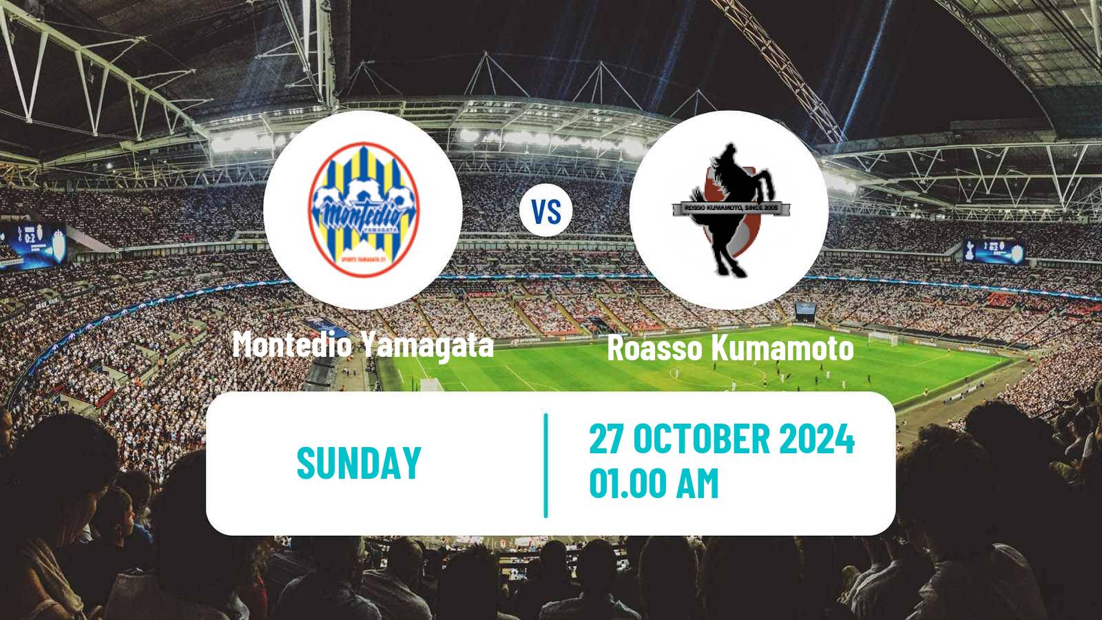 Soccer Japan J2 League Montedio Yamagata - Roasso Kumamoto