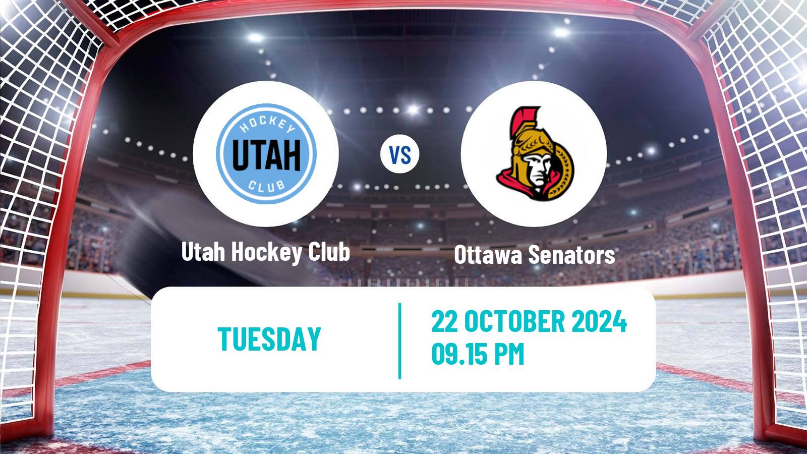 Hockey NHL Utah Hockey Club - Ottawa Senators