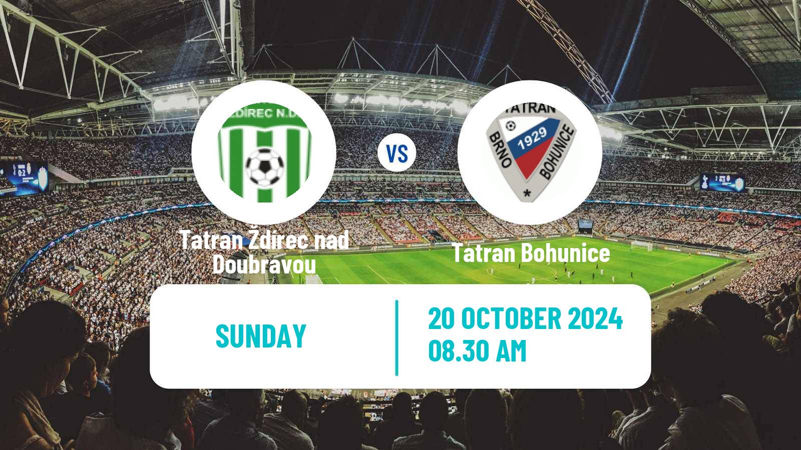 Soccer Czech Division D Tatran Ždírec nad Doubravou - Tatran Bohunice