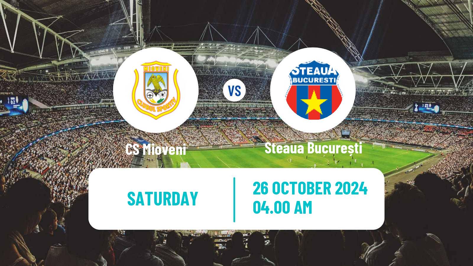 Soccer Romanian Division 2 Mioveni - Steaua București