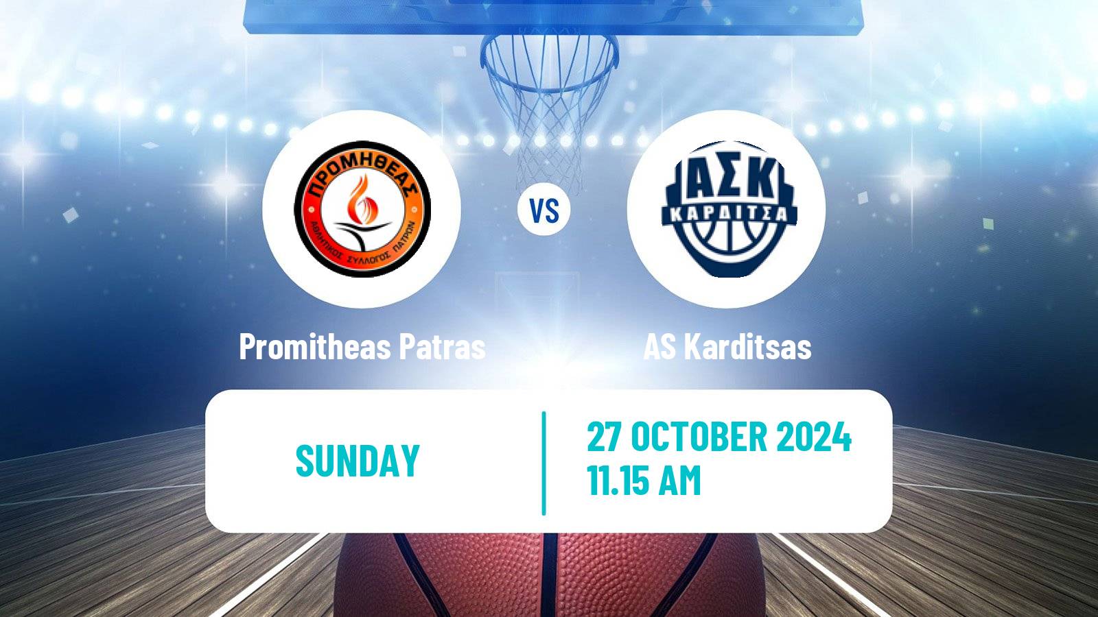 Basketball Greek Basket League A1 Promitheas Patras - Karditsas