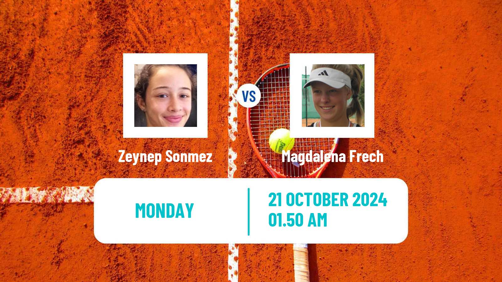 Tennis WTA Tokyo Zeynep Sonmez - Magdalena Frech