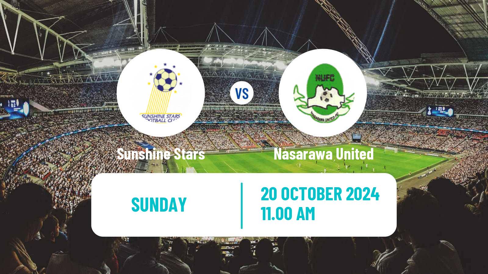 Soccer Nigerian Premier League Sunshine Stars - Nasarawa United