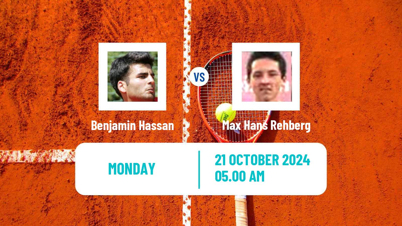 Tennis Brest Challenger Men Benjamin Hassan - Max Hans Rehberg