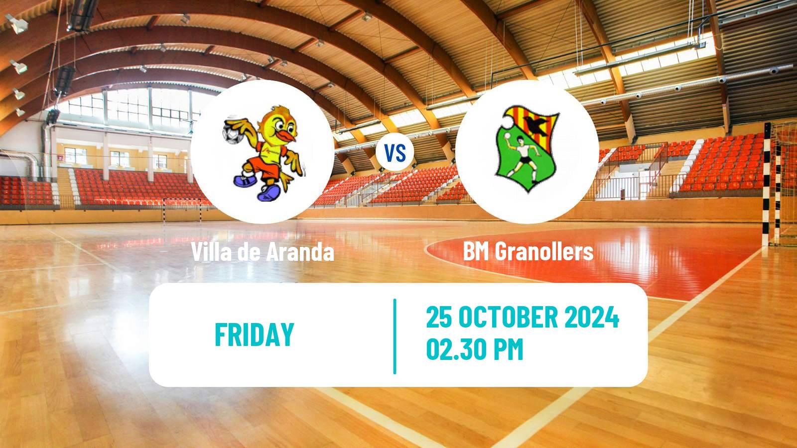 Handball Spanish Liga ASOBAL Villa de Aranda - BM Granollers