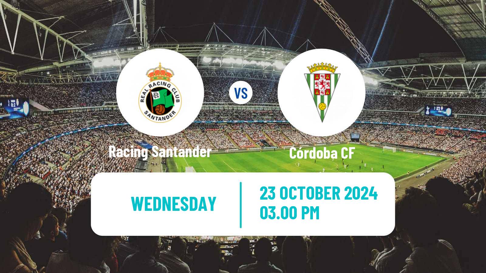 Soccer Spanish LaLiga2 Racing Santander - Córdoba