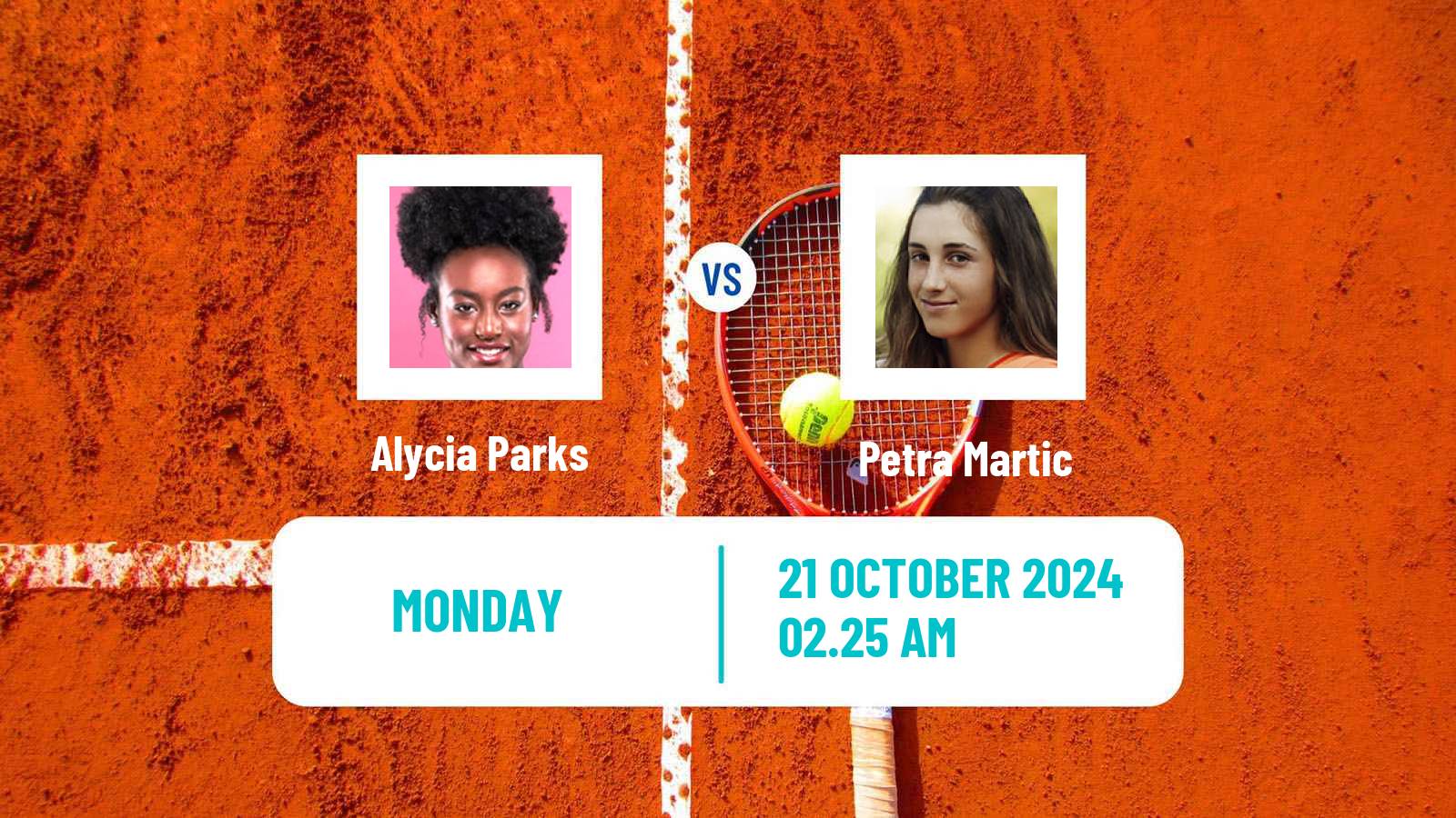 Tennis WTA Guangzhou Alycia Parks - Petra Martic