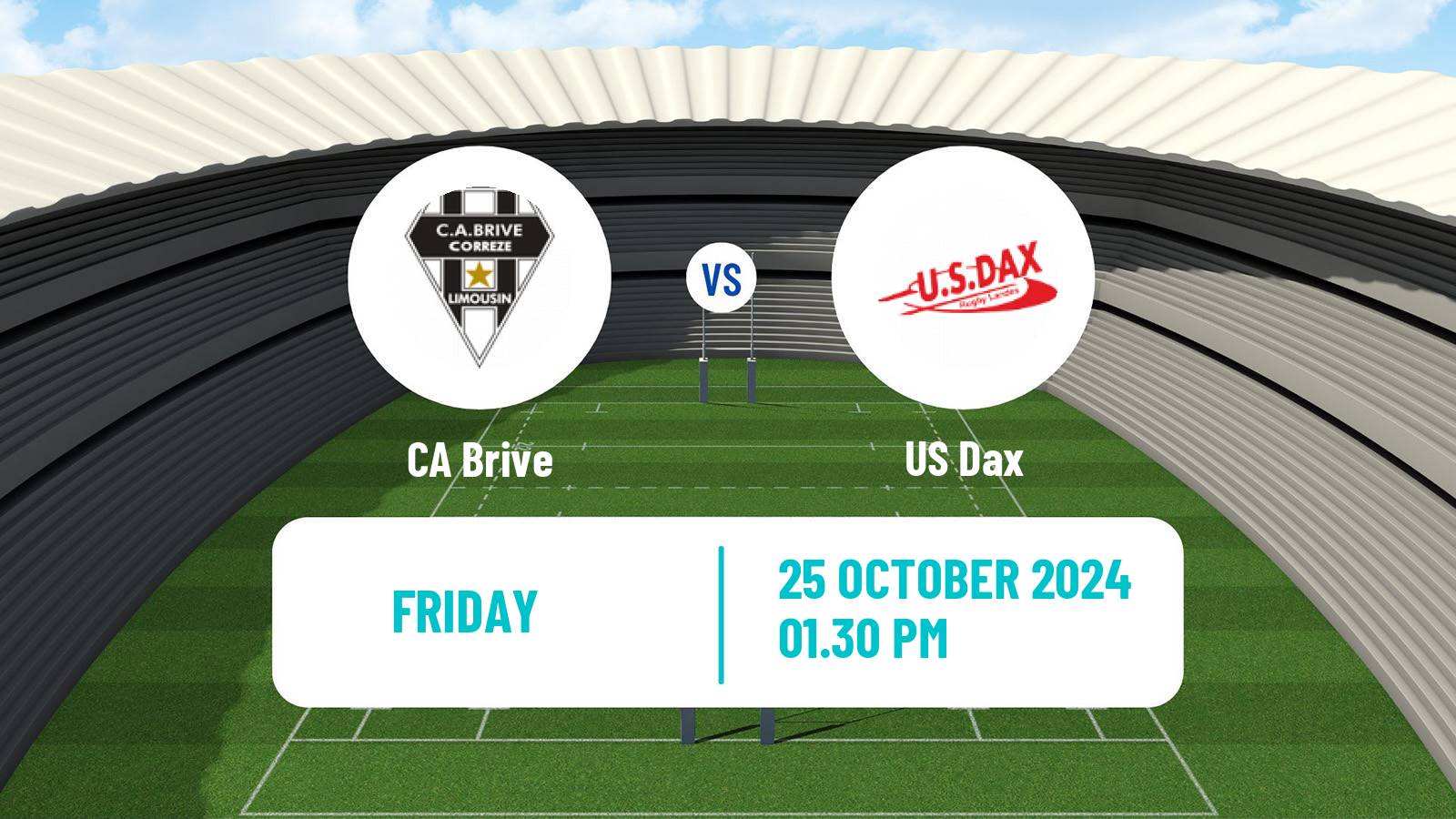 Rugby union French Pro D2 Brive - US Dax