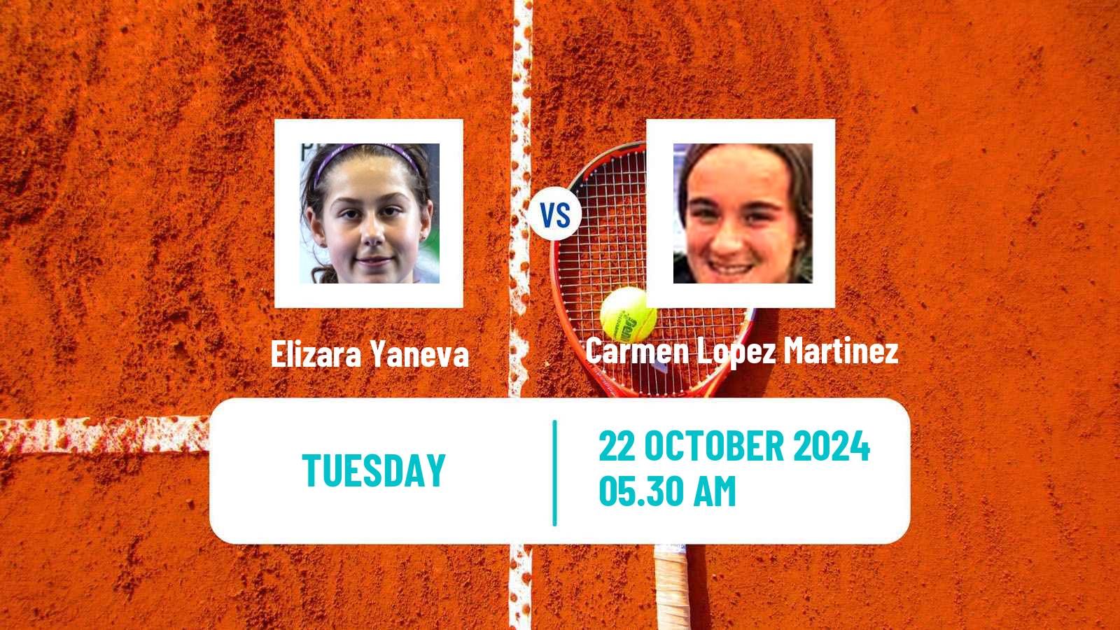 Tennis ITF W15 Villena Women Elizara Yaneva - Carmen Lopez Martinez