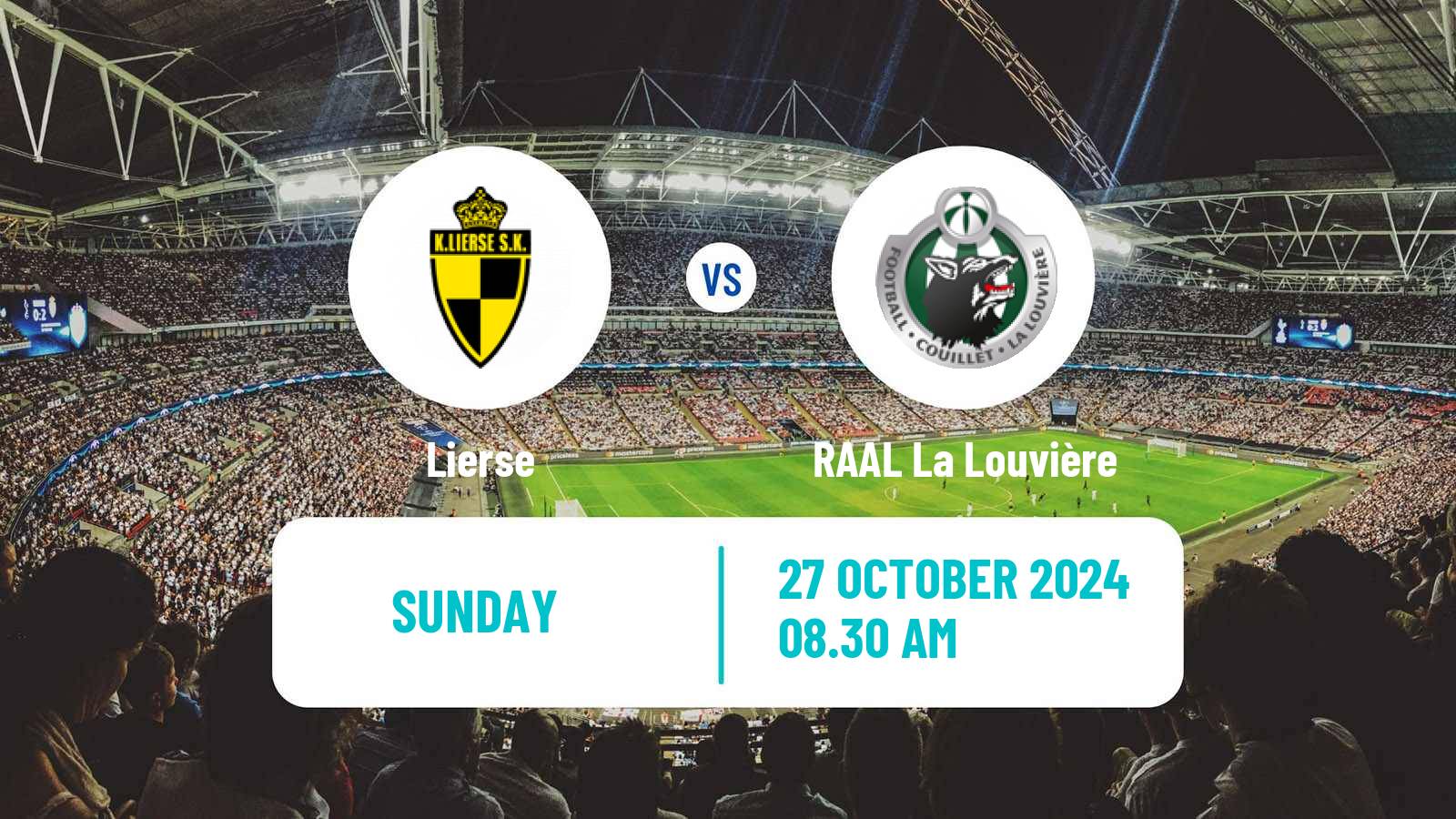 Soccer Belgian Сhallenger Pro League Lierse - RAAL La Louvière