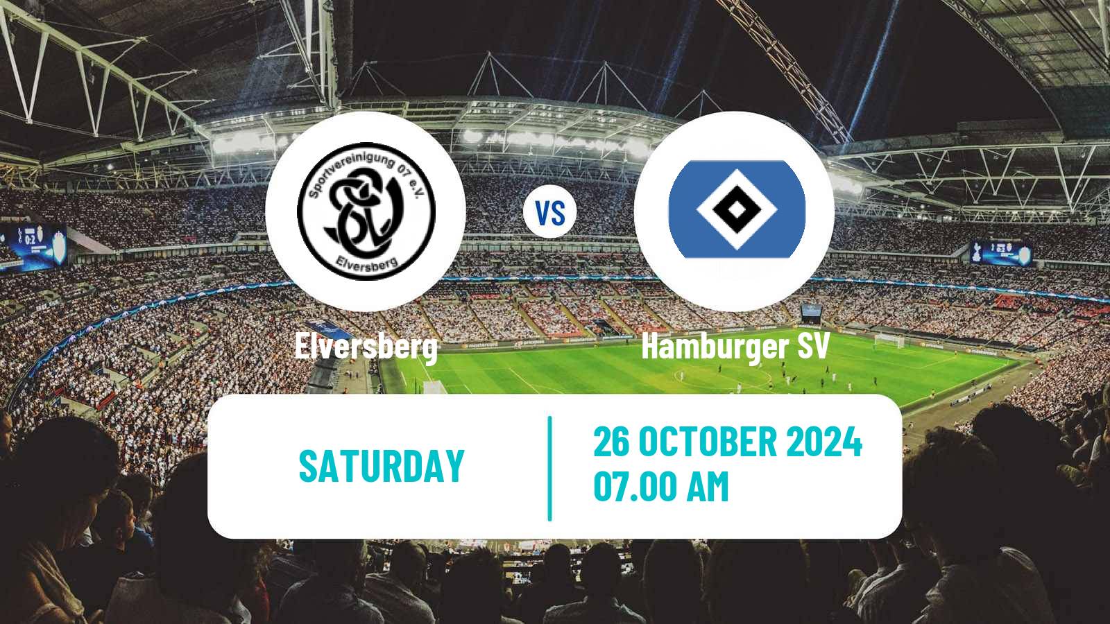 Soccer German 2 Bundesliga Elversberg - Hamburger SV