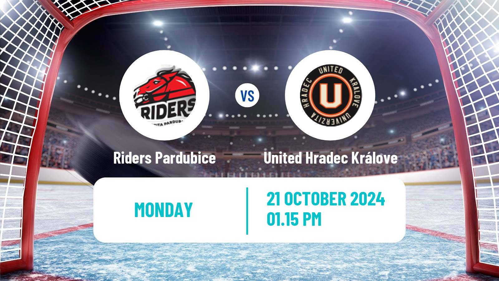 Hockey Czech ULLH Riders Pardubice - United Hradec Králove