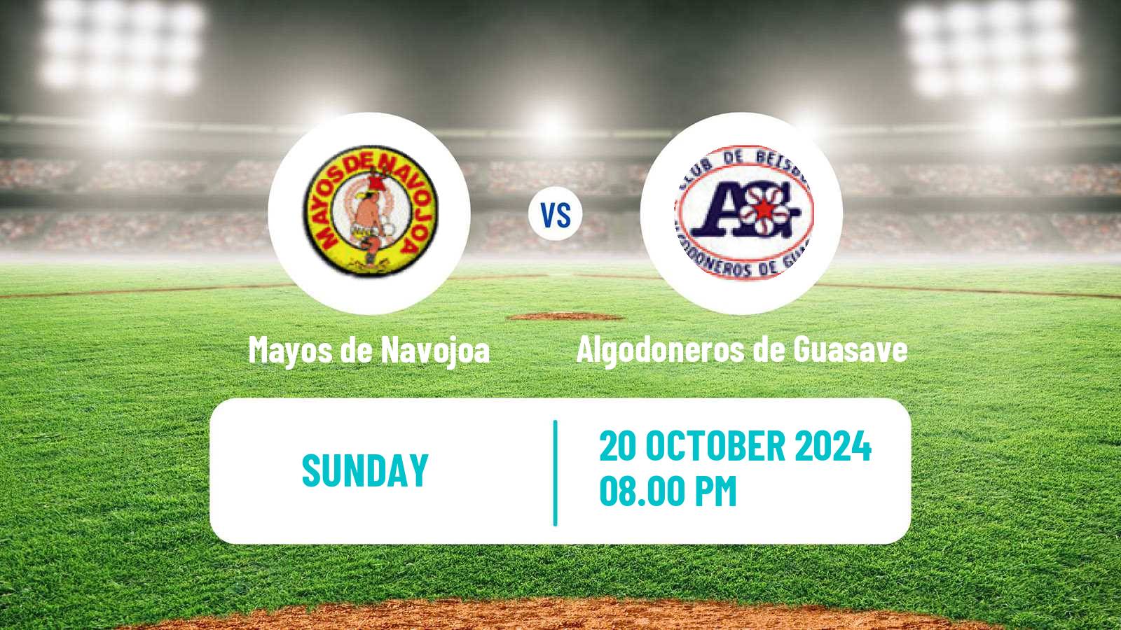 Baseball LMP Mayos de Navojoa - Algodoneros de Guasave