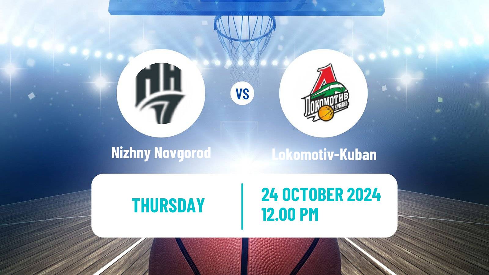 Basketball VTB United League Nizhny Novgorod - Lokomotiv-Kuban