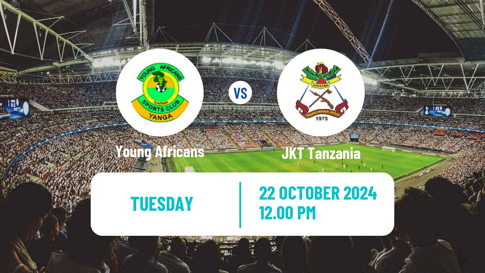 Soccer Tanzanian Premier League Young Africans - JKT Tanzania