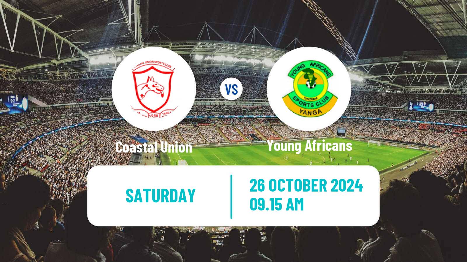 Soccer Tanzanian Premier League Coastal Union - Young Africans