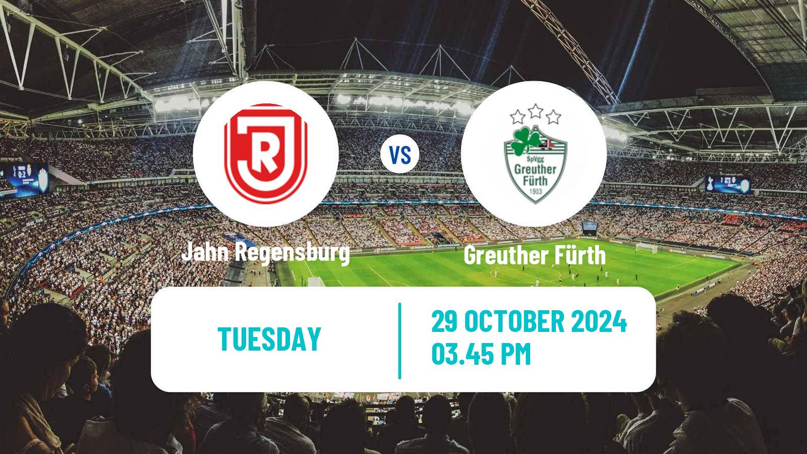 Soccer German DFB Pokal Jahn Regensburg - Greuther Fürth