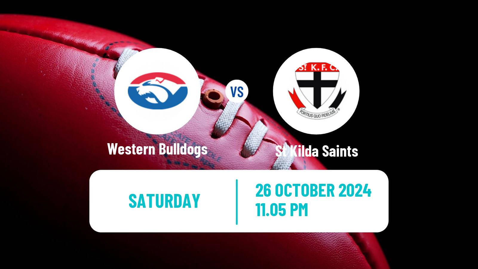 Aussie rules AFL Women Western Bulldogs - St Kilda Saints