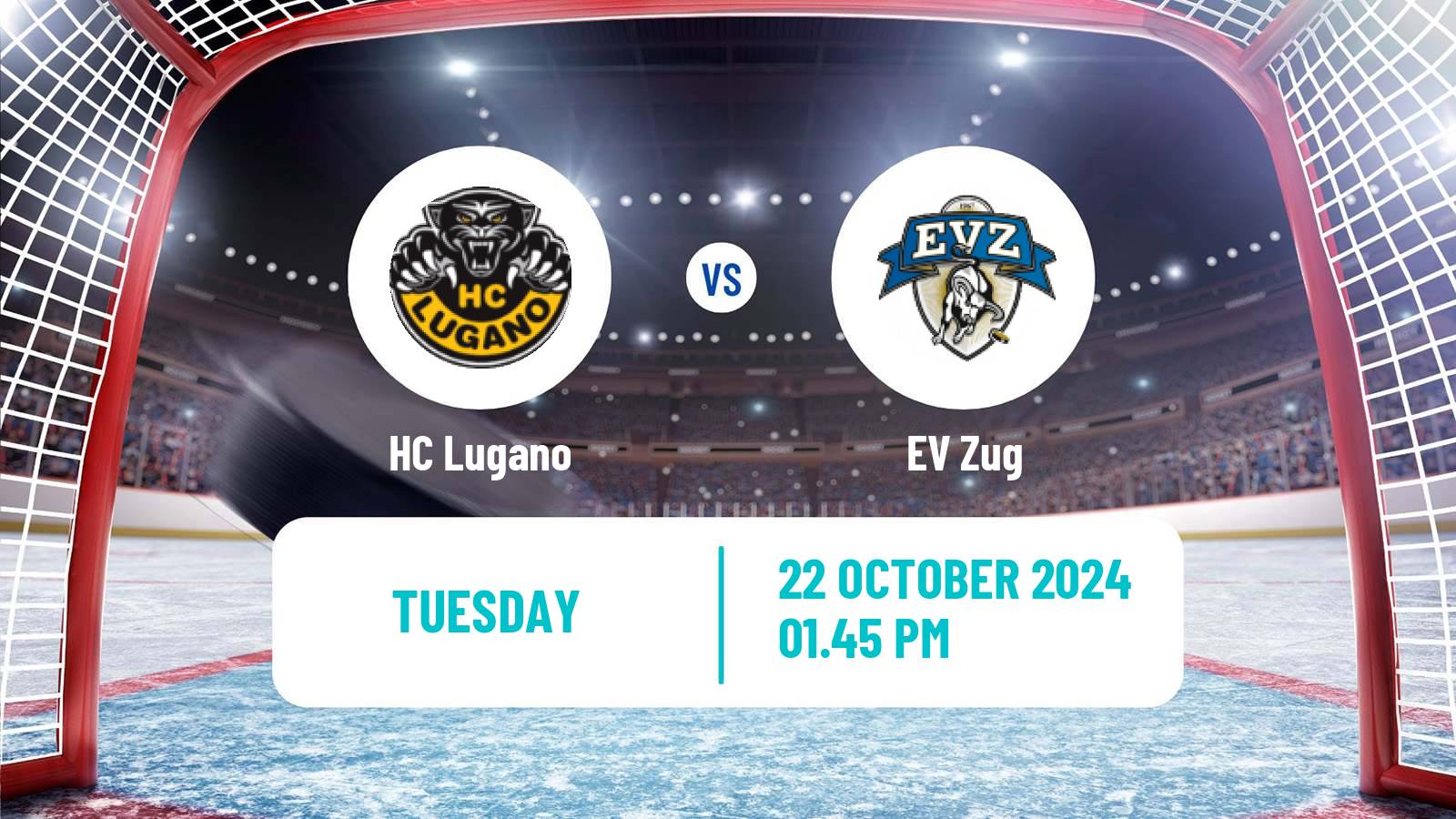 Hockey Swiss National League Hockey Lugano - EV Zug