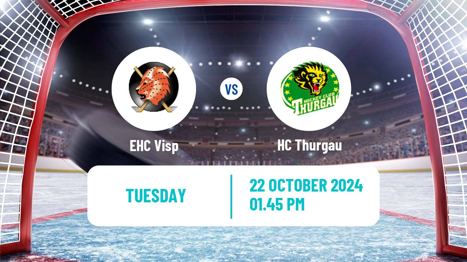 Hockey Swiss League Hockey Visp - Thurgau