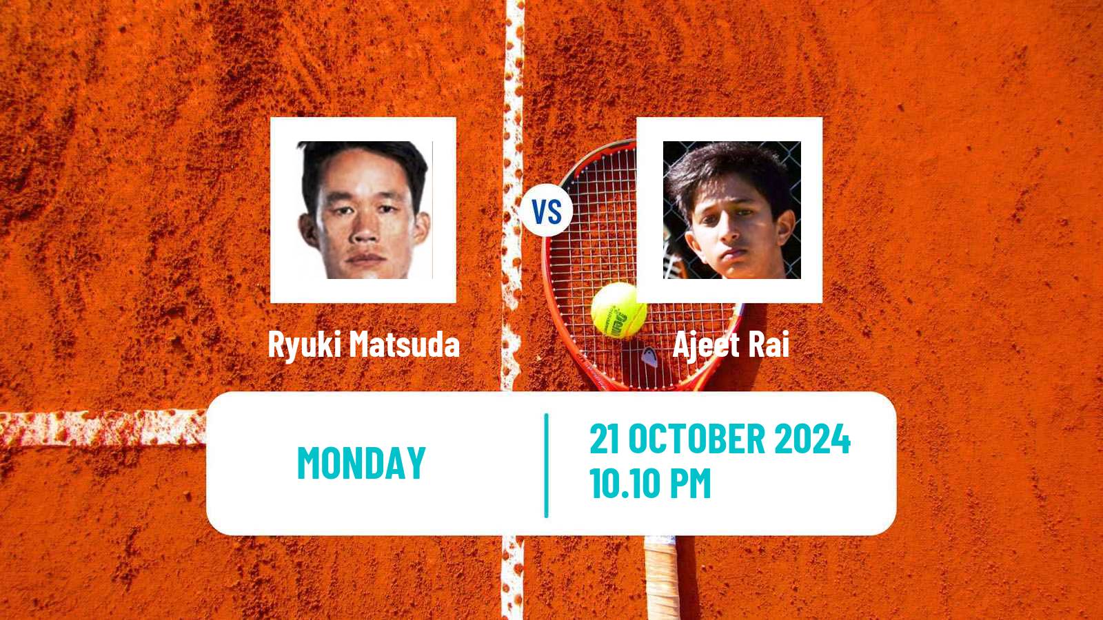 Tennis Playford 2 Challenger Men Ryuki Matsuda - Ajeet Rai