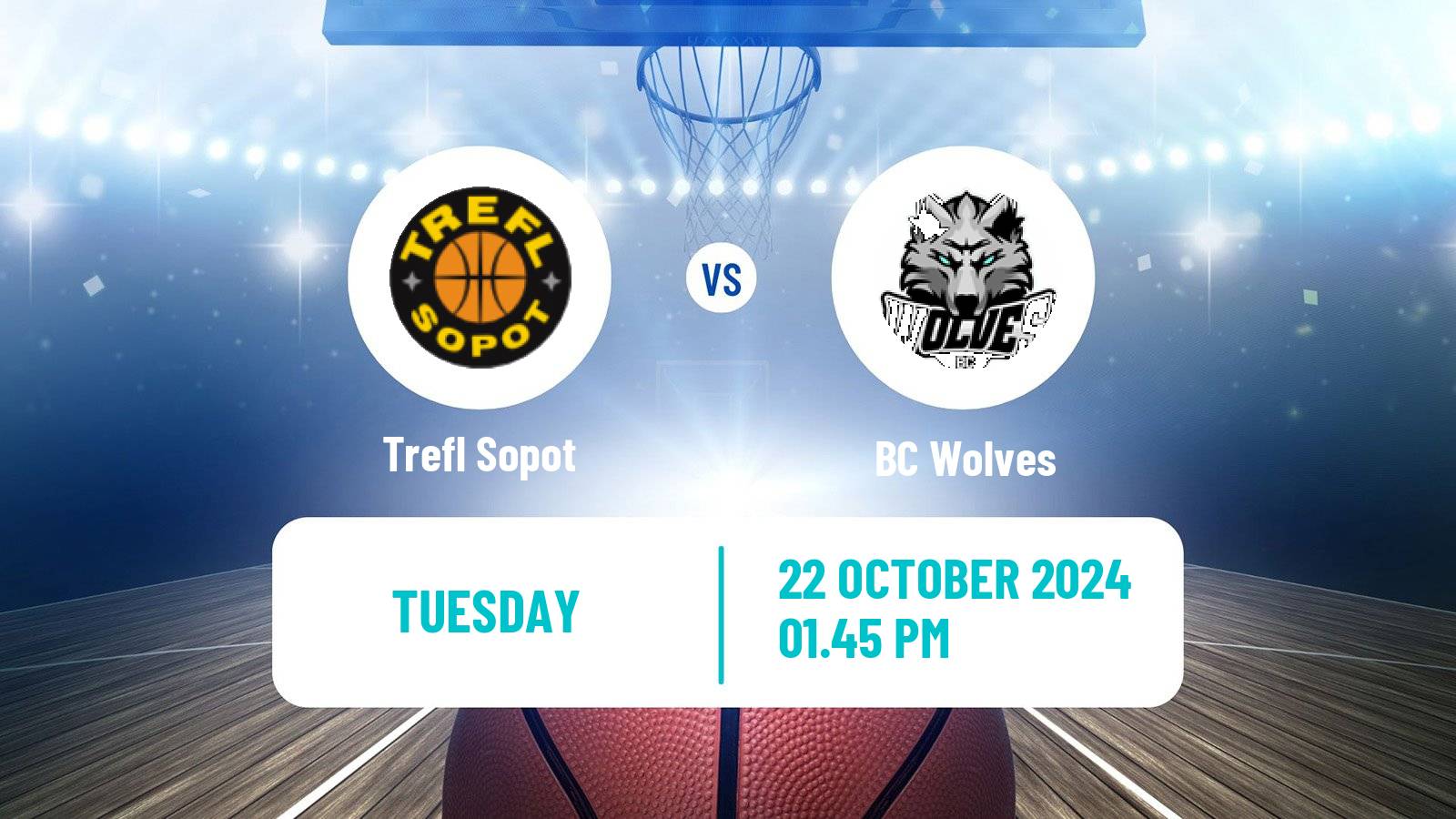 Basketball Eurocup Trefl Sopot - BC Wolves