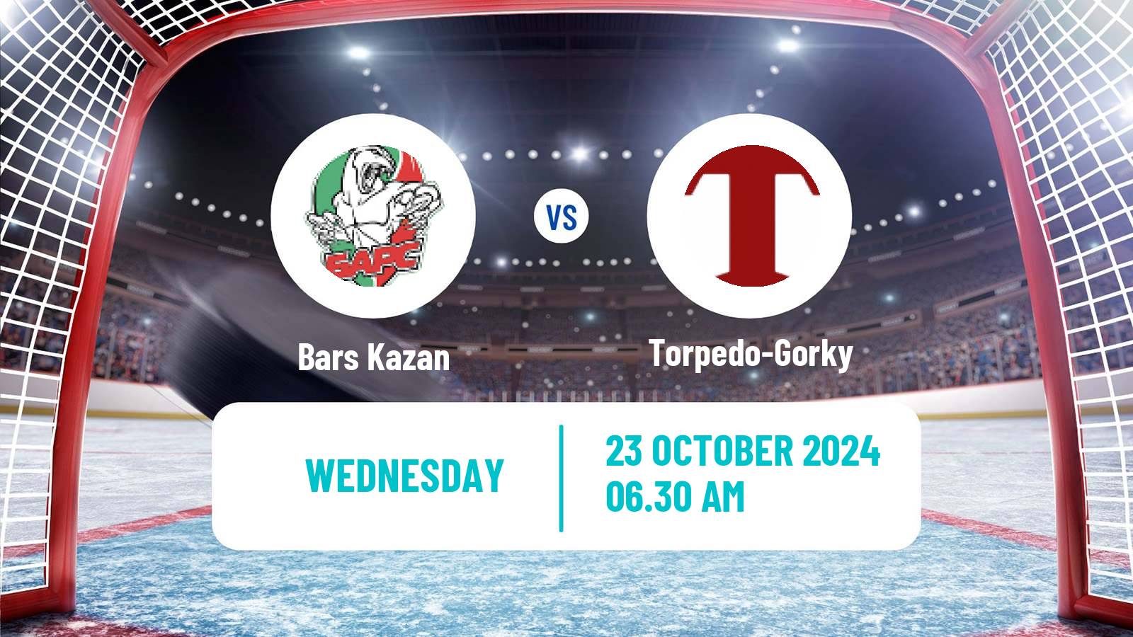 Hockey VHL Bars Kazan - Torpedo-Gorky