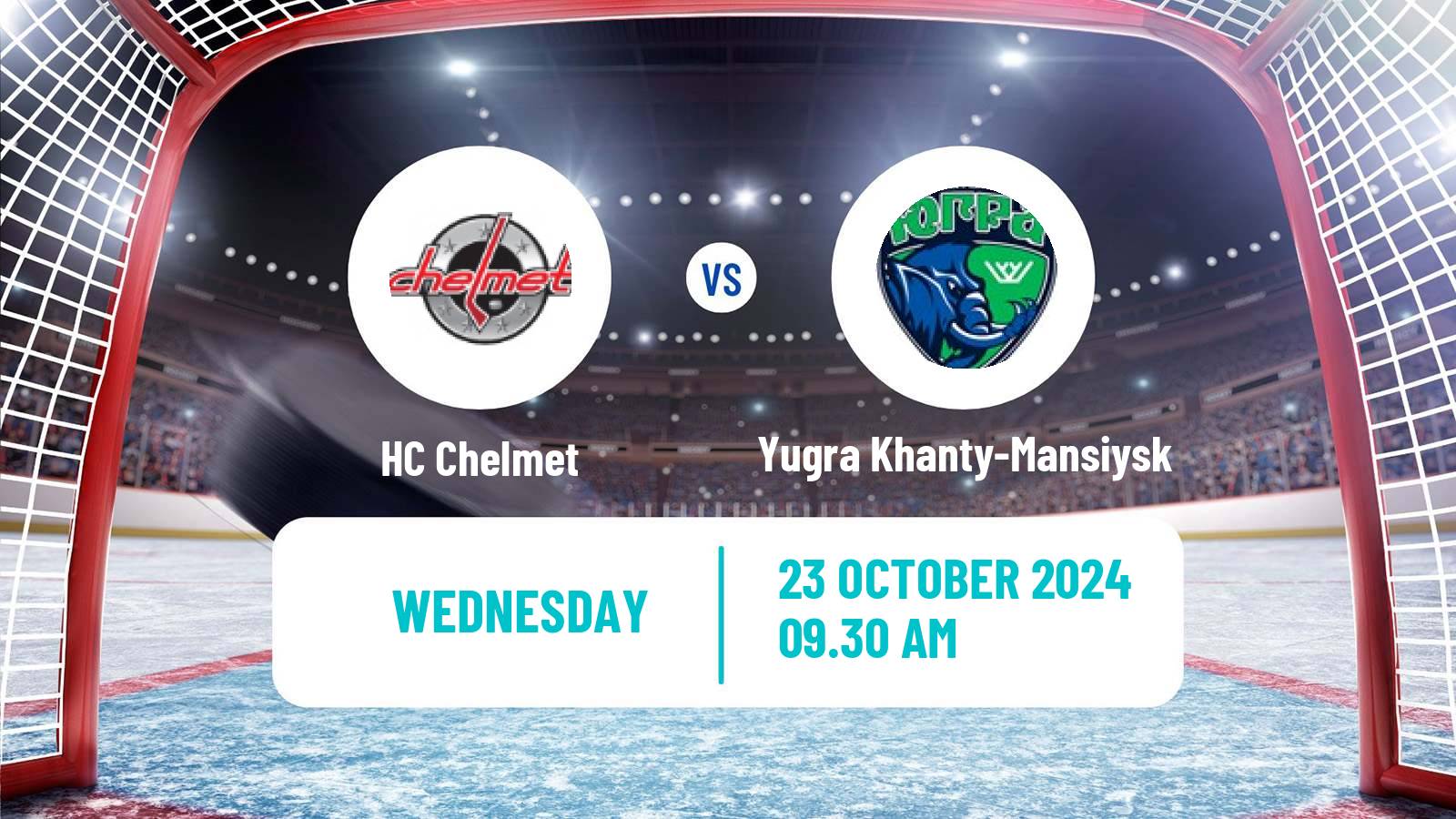 Hockey VHL Chelmet - Yugra Khanty-Mansiysk