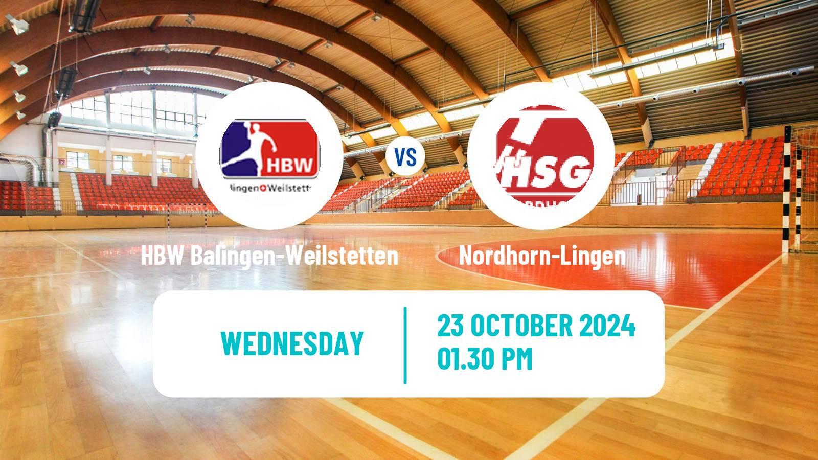 Handball German 2 Bundesliga Handball HBW Balingen-Weilstetten - Nordhorn-Lingen