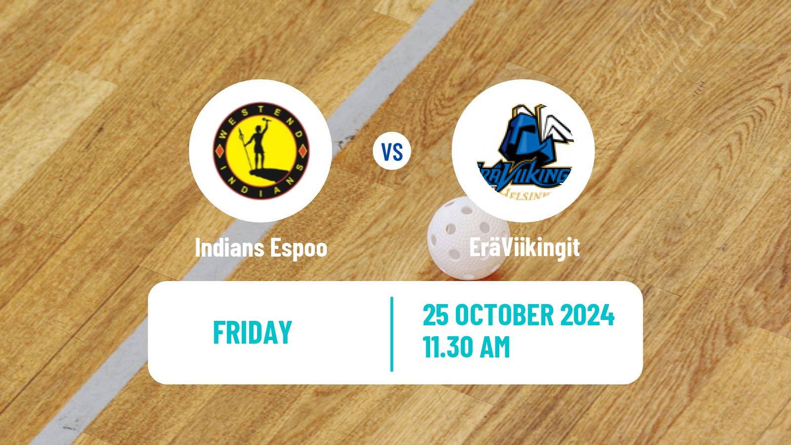 Floorball Finnish F-Liiga Indians Espoo - EräViikingit