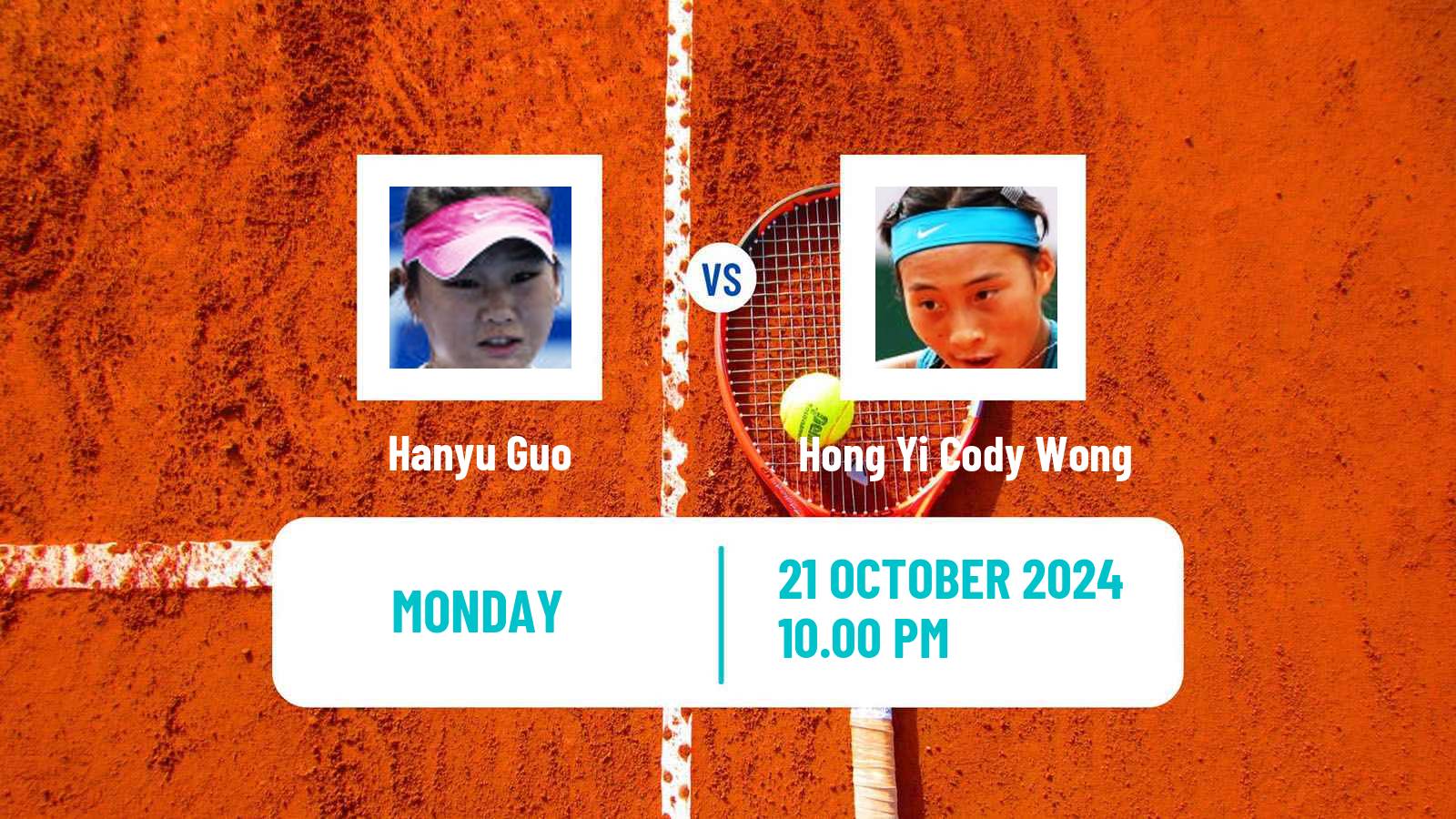 Tennis ITF W35 Qian Daohu Women Hanyu Guo - Hong Yi Cody Wong