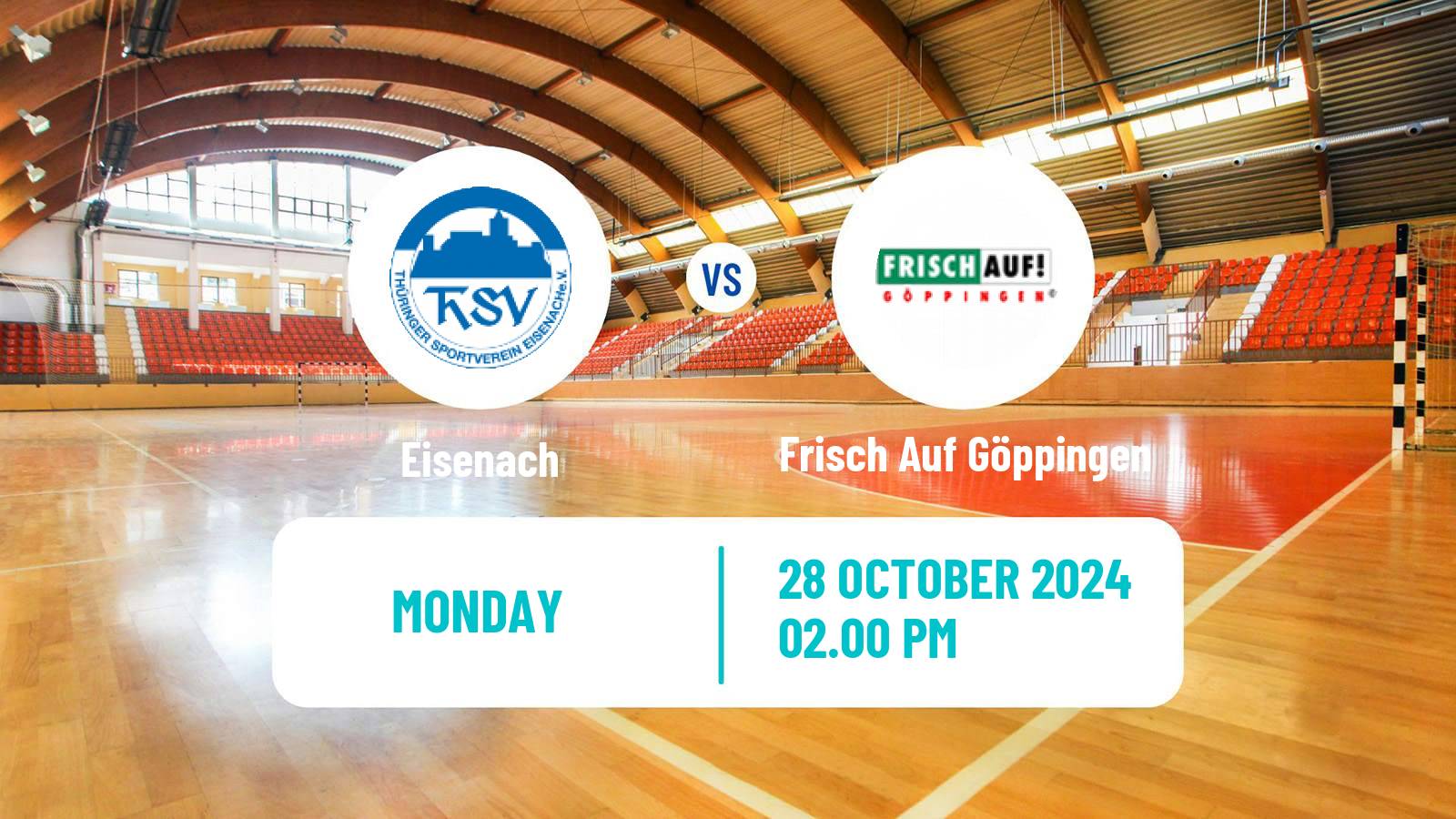 Handball German Bundesliga Handball Eisenach - Frisch Auf Göppingen